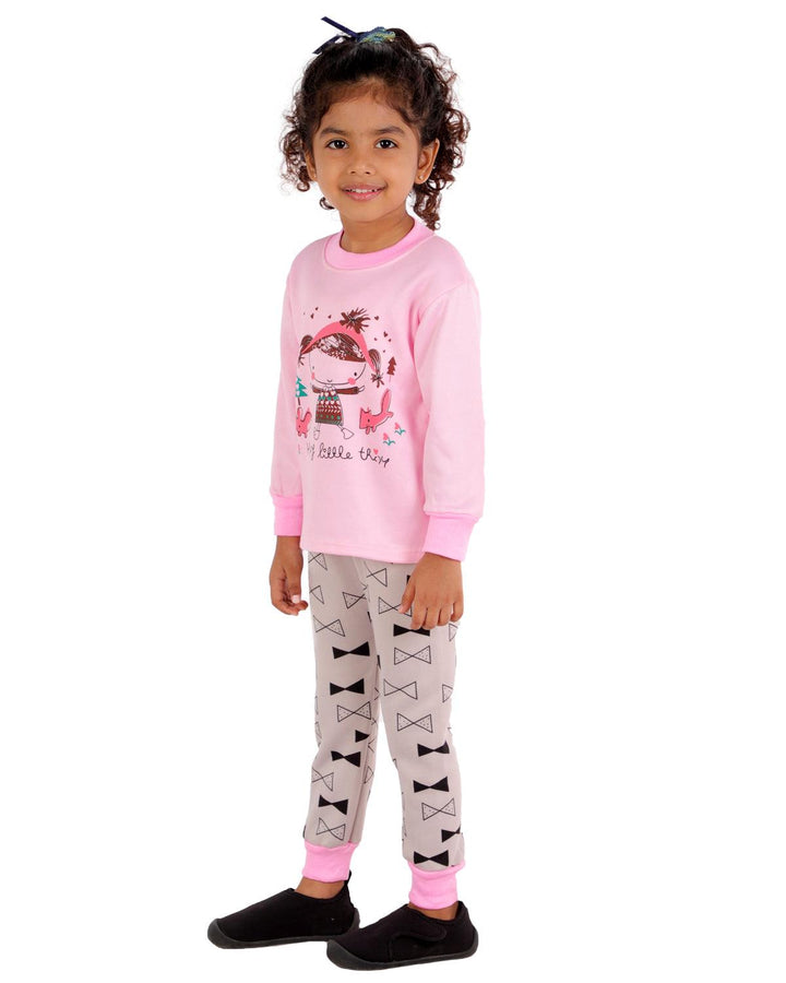 Ahhaaaa Kids Clothing Set Sweatshirt and Pyjama for Baby Girls and Boys