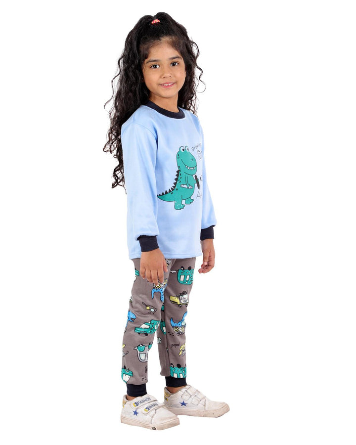 Ahhaaaa Kids Clothing Set Sweatshirt and Pyjama for Baby Girls and Boys