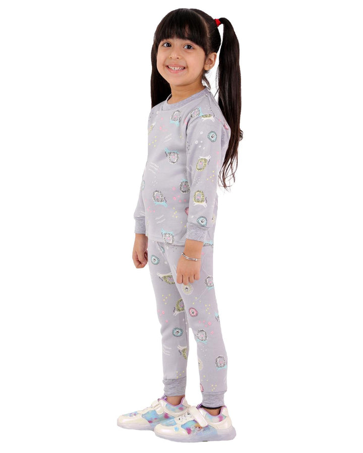 Ahhaaaa Kids Clothing Set Sweatshirt and Pyjama for Baby Girls and Boys