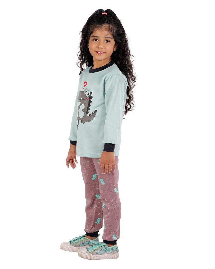 Ahhaaaa Kids Clothing Set Sweatshirt and Pyjama for Baby Girls and Boys