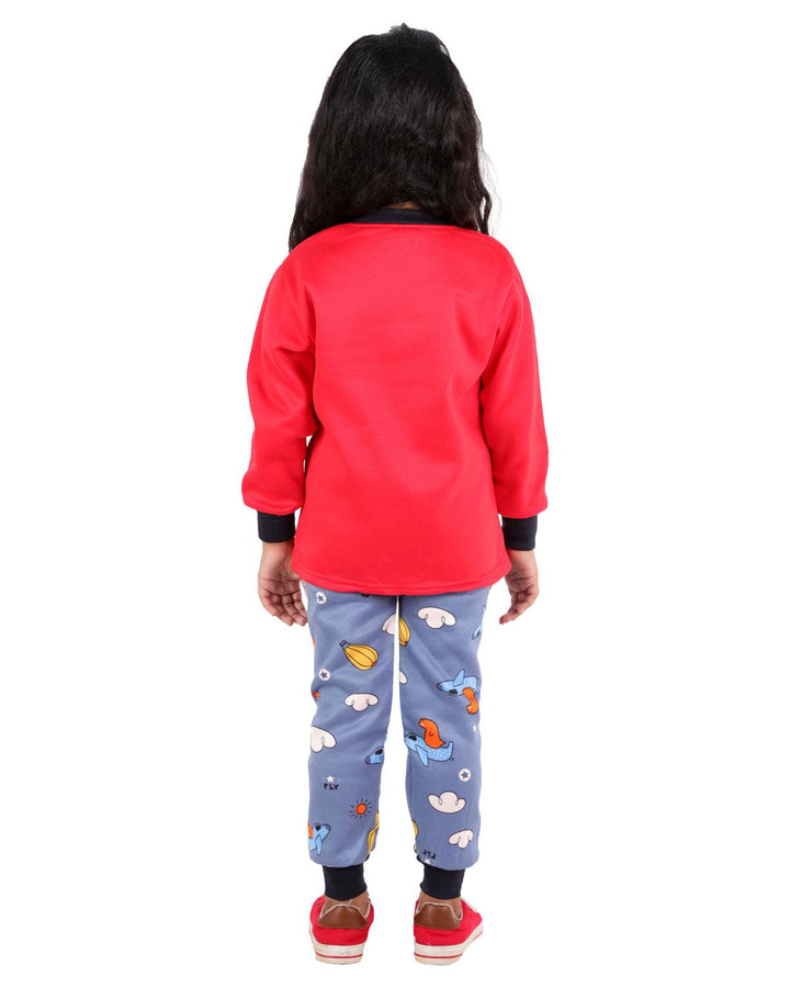 Ahhaaaa Kids Clothing Set Sweatshirt and Pyjama for Baby Girls and Boys
