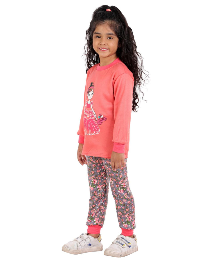 Ahhaaaa Kids Clothing Set Sweatshirt and Pyjama for Baby Girls and Boys