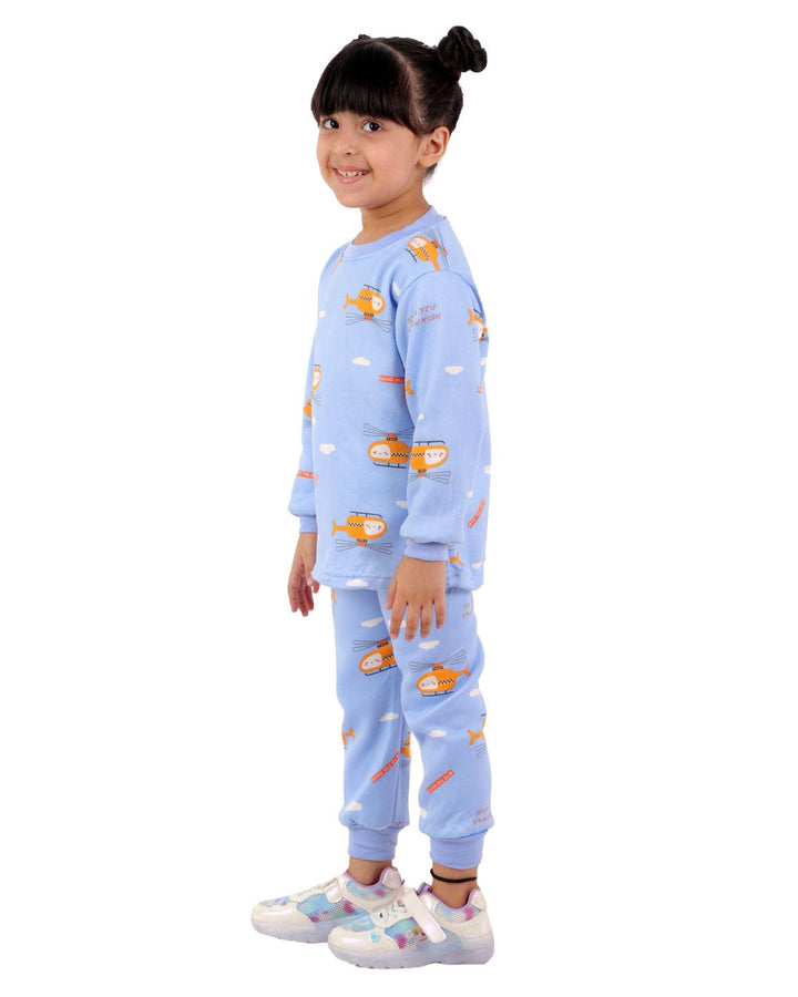 Ahhaaaa Kids Clothing Set Sweatshirt and Pyjama for Baby Girls and Boys