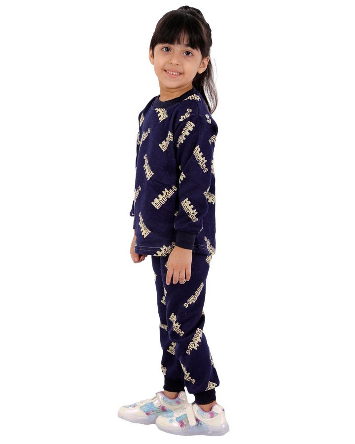 Ahhaaaa Kids Clothing Set Sweatshirt and Pyjama for Baby Girls and Boys