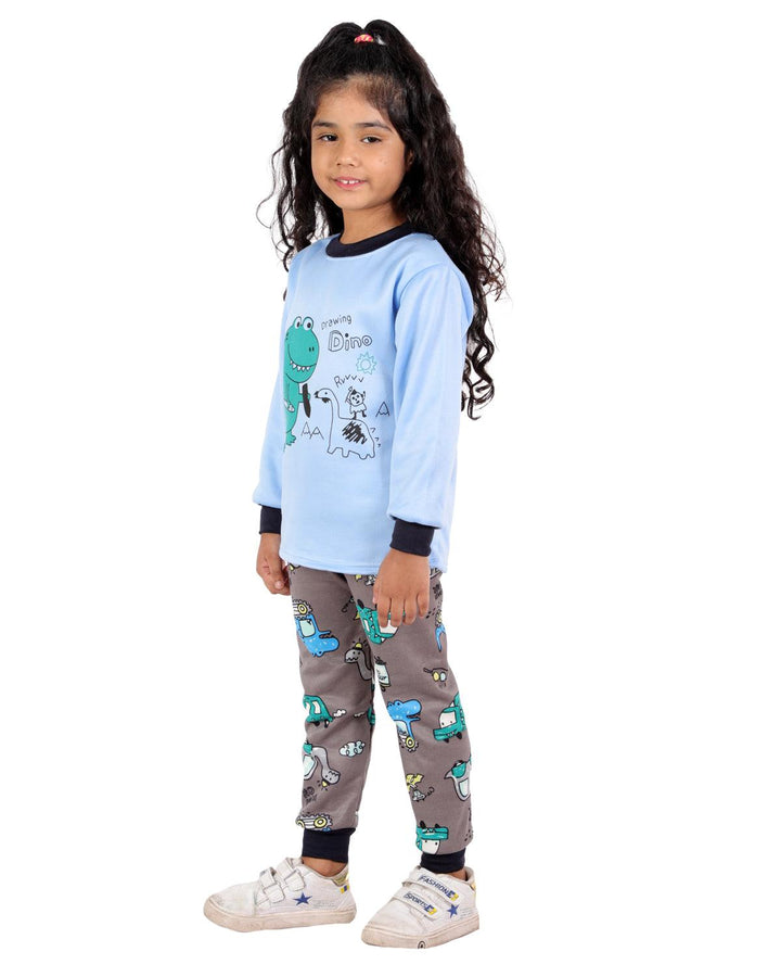 Ahhaaaa Kids Clothing Set Sweatshirt and Pyjama for Baby Girls and Boys
