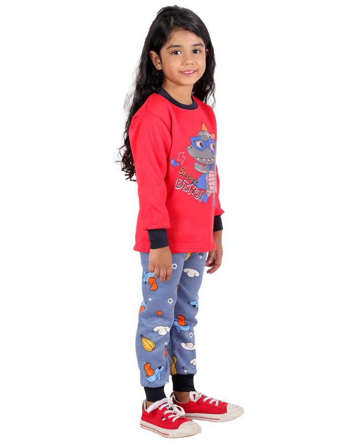 Ahhaaaa Kids Clothing Set Sweatshirt and Pyjama for Baby Girls and Boys