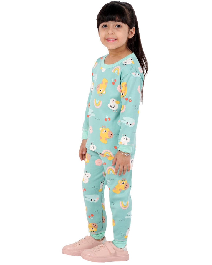 Ahhaaaa Kids Clothing Set Sweatshirt and Pyjama for Baby Girls and Boys