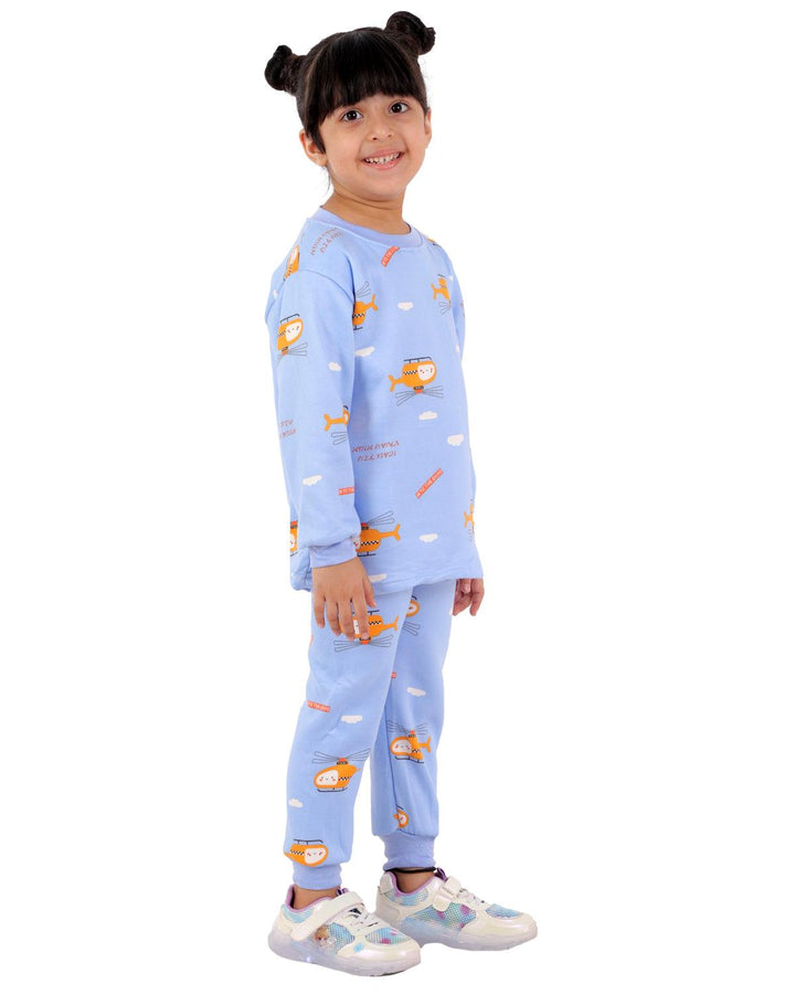 Ahhaaaa Kids Clothing Set Sweatshirt and Pyjama for Baby Girls and Boys