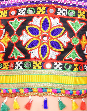 Ahhaaaa Kids Ethnic Cotton Blend Radha Dress Lehenga Choli Chania Choli Set Baby Girls