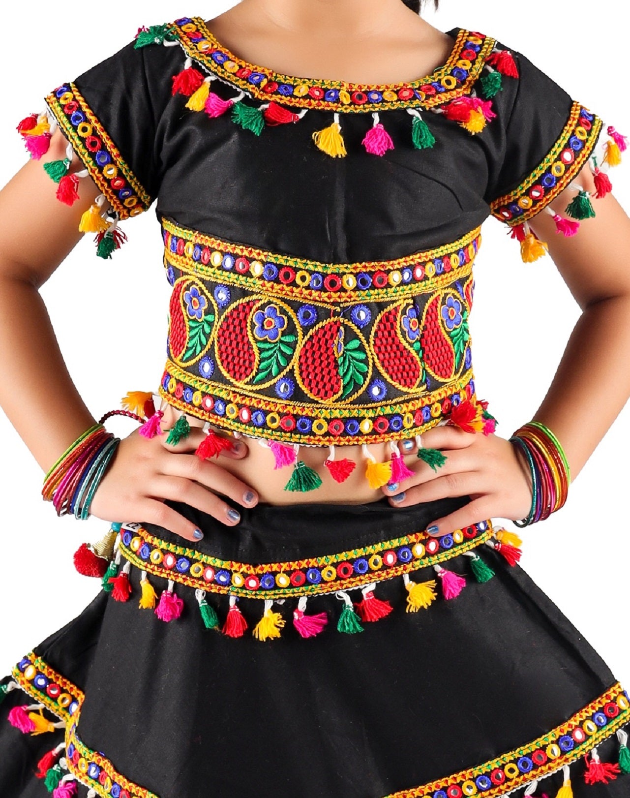 Radha Dress Dandiya Dress For Girl Ahhaaaa Kids Ethnic Cotton Blend Radha Dress Lehenga Choli Radha Dress Dandiya Dress For Girl Ahhaaaa Kids Ethnic Cotton Blend Radha Dress Lehenga Choli
