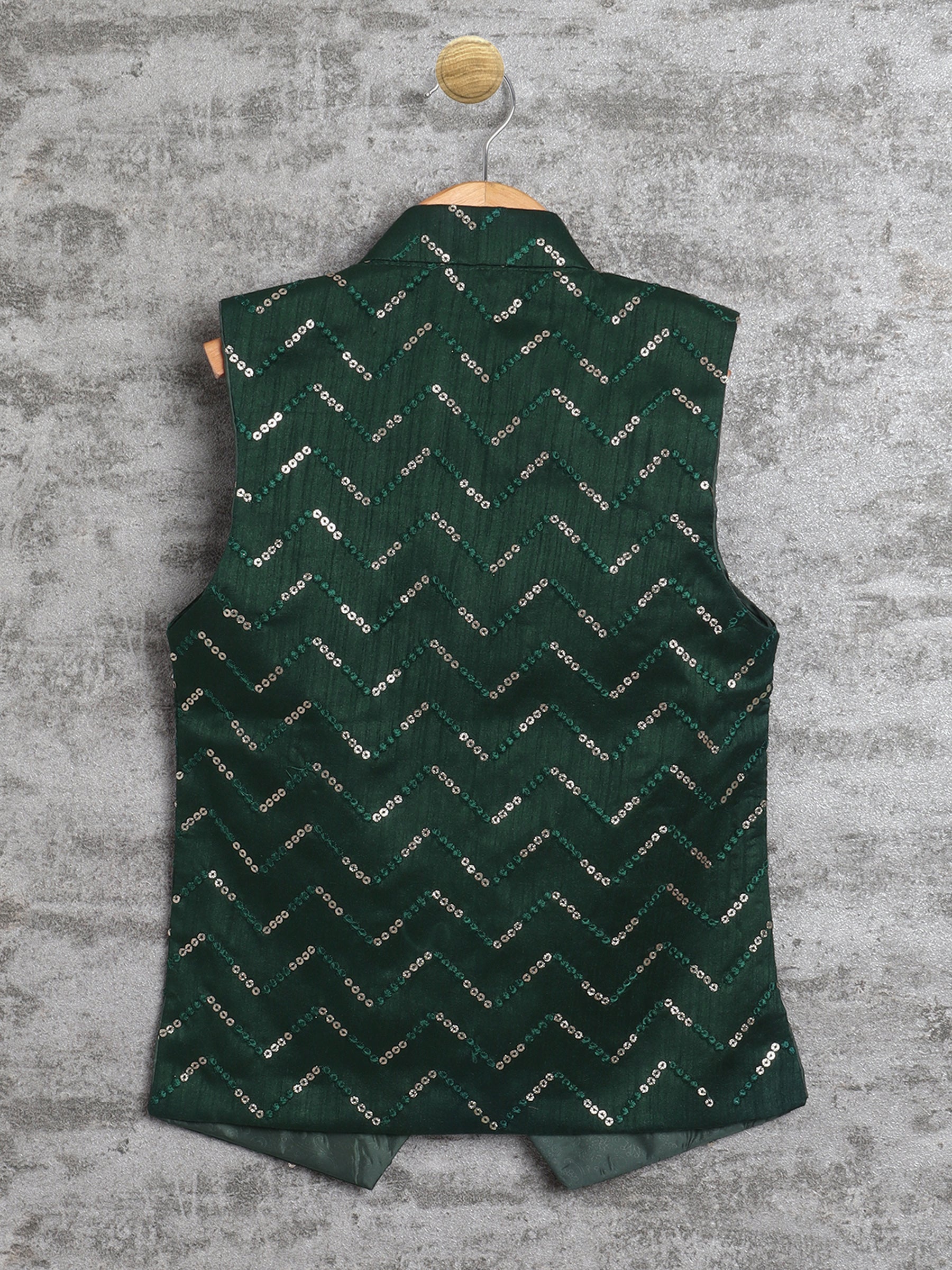 Ahhaaaa Kids Ethnic Indo Western Sherwani and Pyjama Set for Boys