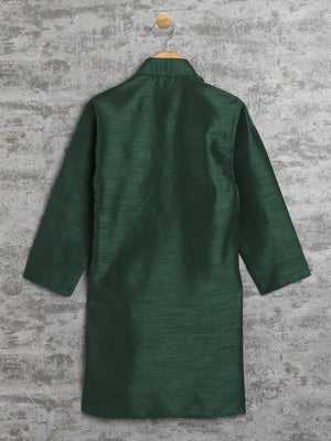 Ahhaaaa Kids Ethnic Indo Western Sherwani and Pyjama Set for Boys