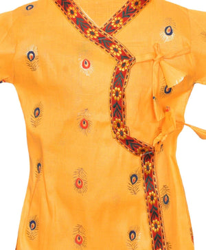 Ahhaaaa Kids Ethnic Krishna Dress Costume Wear For Boys