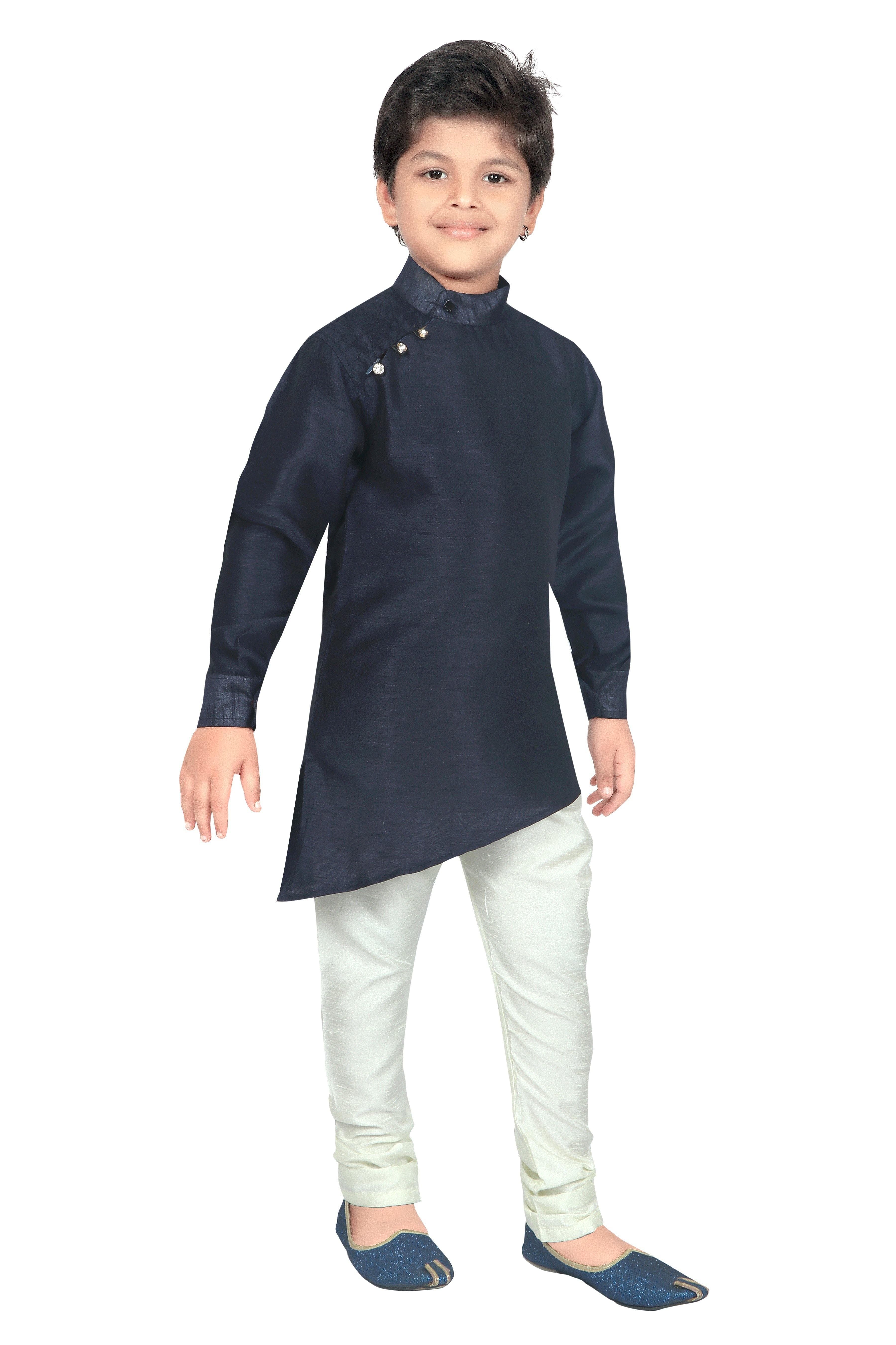 Ahhaaaa Kids Ethnic Wear Kurta and Pyjama Set for Boys