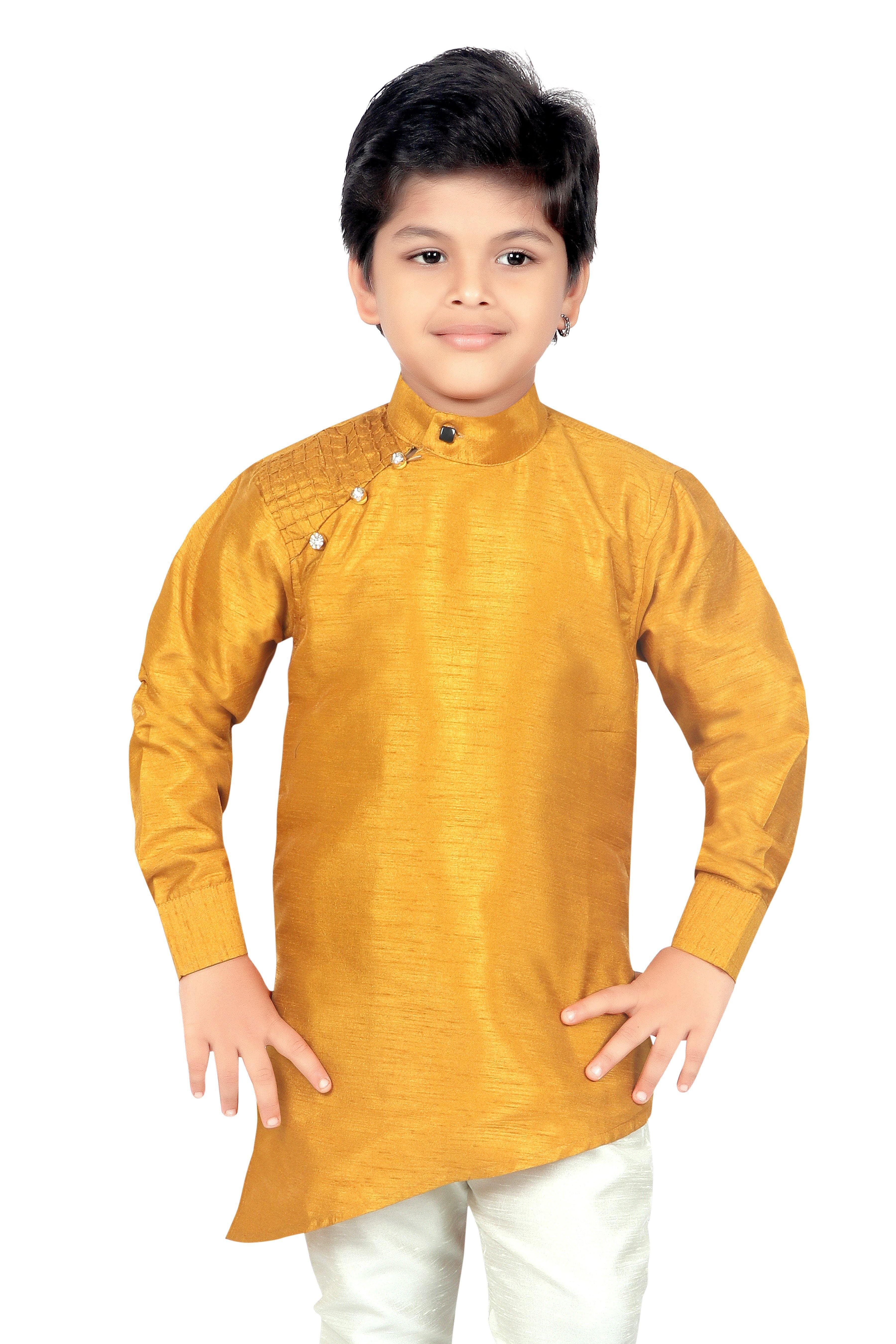 Ahhaaaa Kids Ethnic Wear Kurta and Pyjama Set for Boys