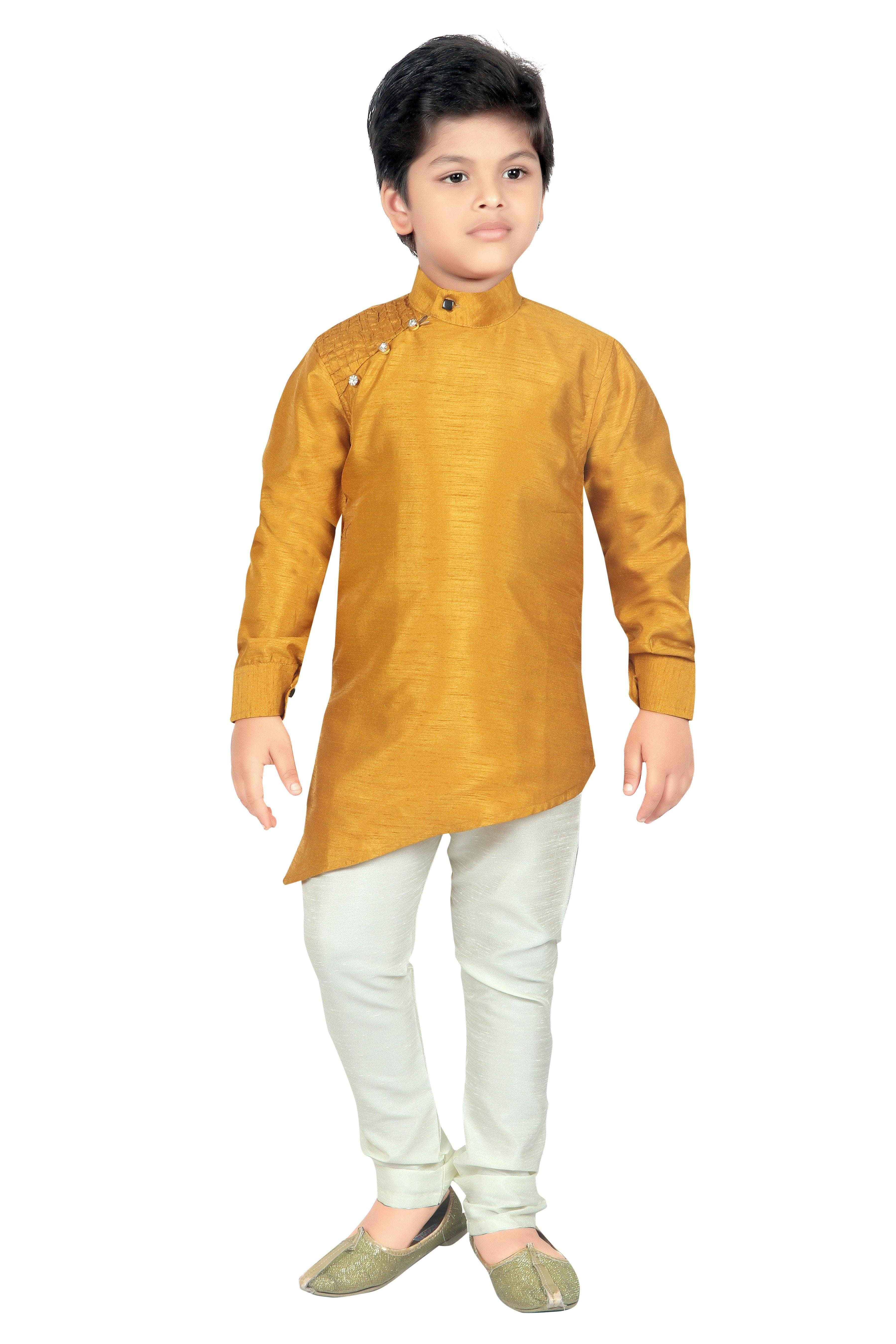 Ahhaaaa Kids Ethnic Wear Kurta and Pyjama Set for Boys